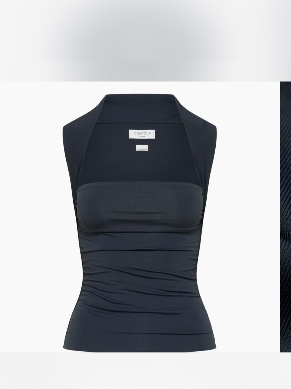 Aritzia Black Contour Top xxs